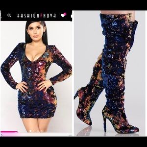 Sequins Dress 👗Great For New Years Worn Once